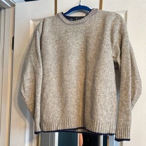 Gray wool sweater